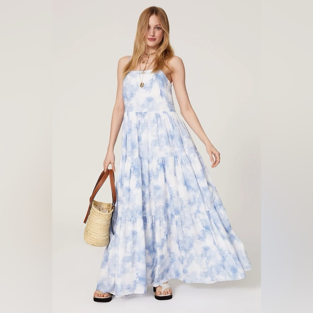 Jonathan Simkhai Swim Clarissa Tie Dye Maxi